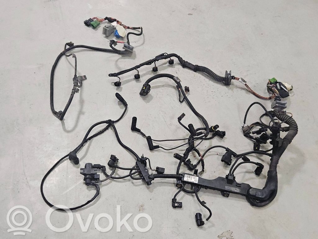 BMW 3 E90 E91 Wiązka przewodów silnika 