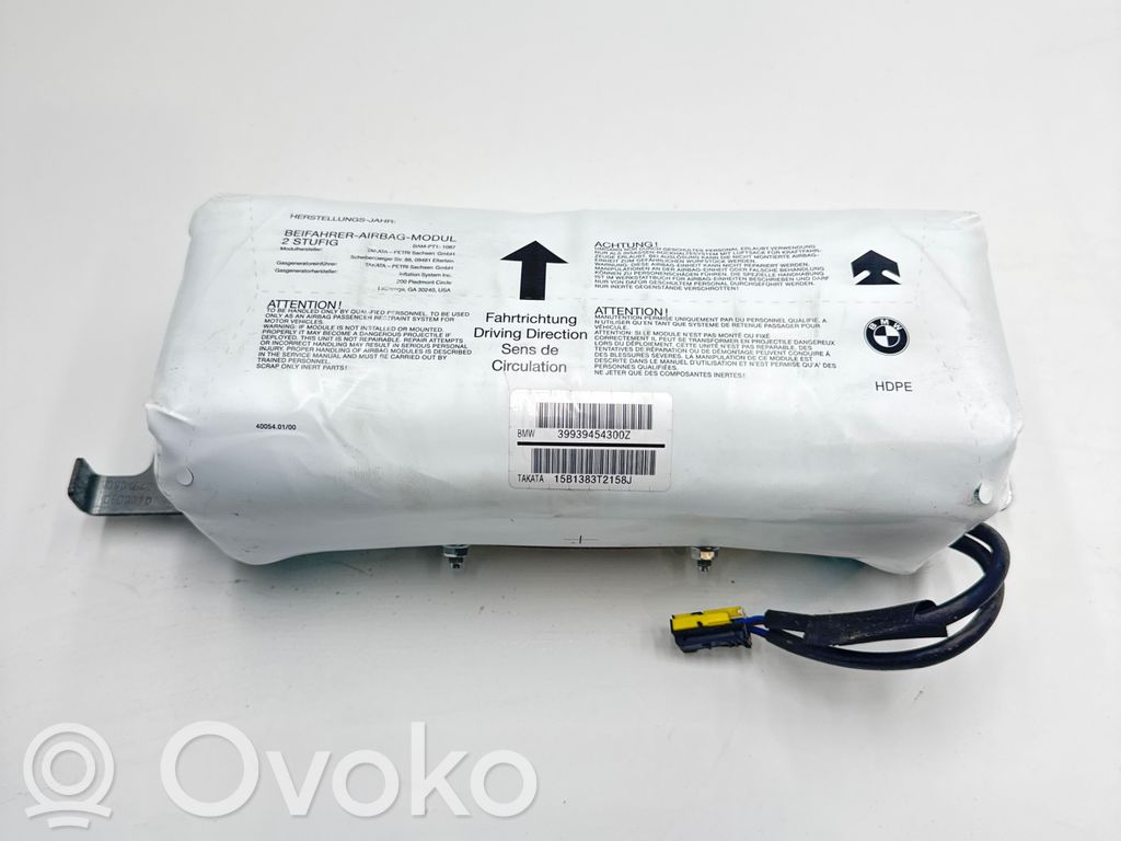 BMW 3 E46 Poduszka powietrzna Airbag pasażera 
