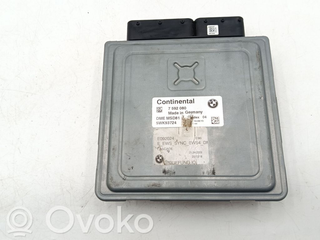 BMW 3 E90 E91 Engine control unit/module 