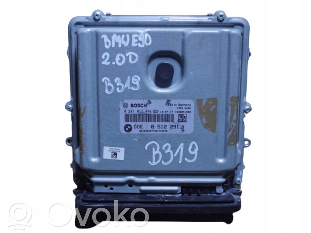 BMW 3 E90 E91 Dzinēja vadības bloks 