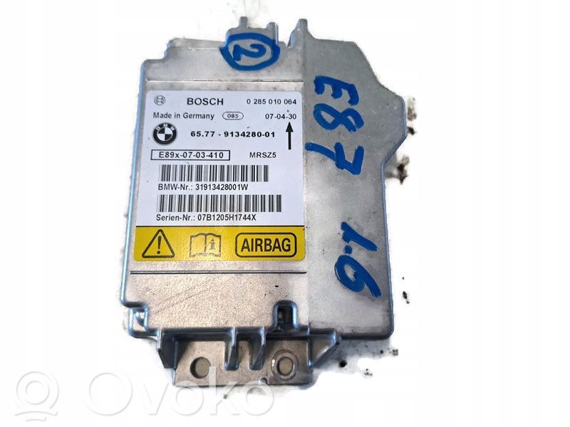 BMW 1 E81 E87 Unidad de control/módulo del Airbag 