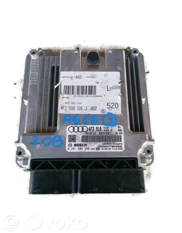 Engine control unit/module   4F2910115J,0261S02558