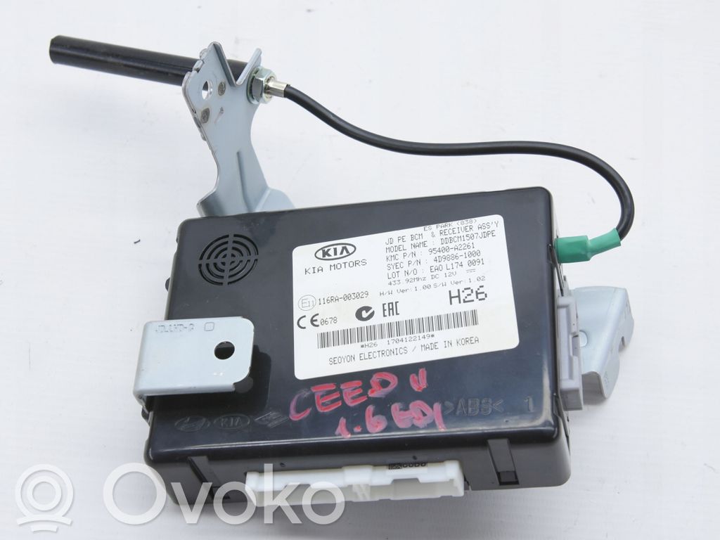 Ford Fiesta SAM vadības bloks 
