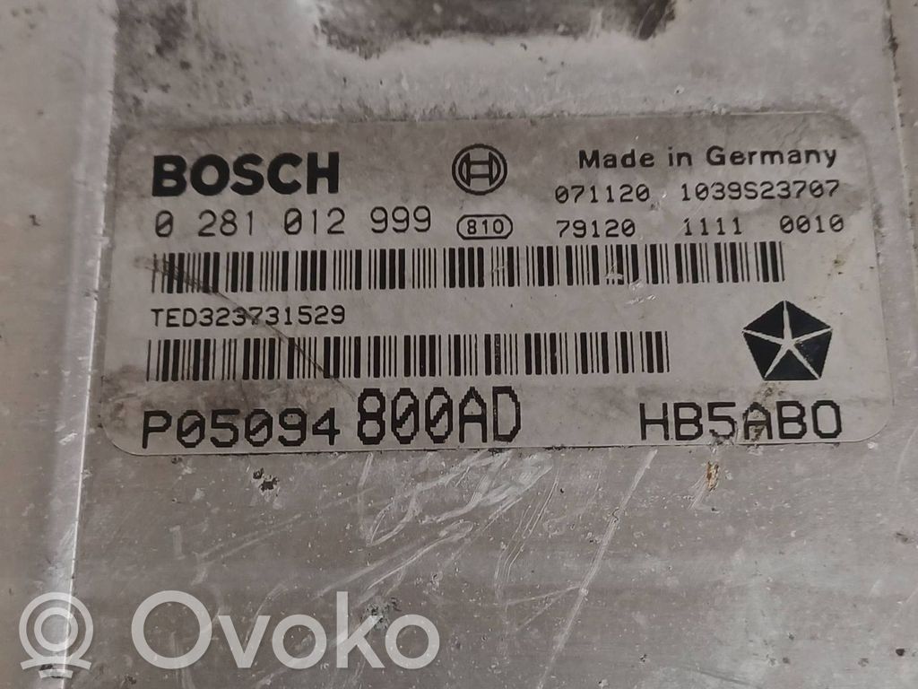 Chrysler Voyager Engine control unit/module 