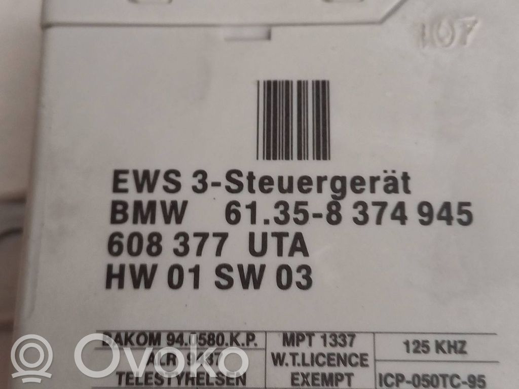 BMW 5 E39 Unidad de control/módulo inmovilizadora 