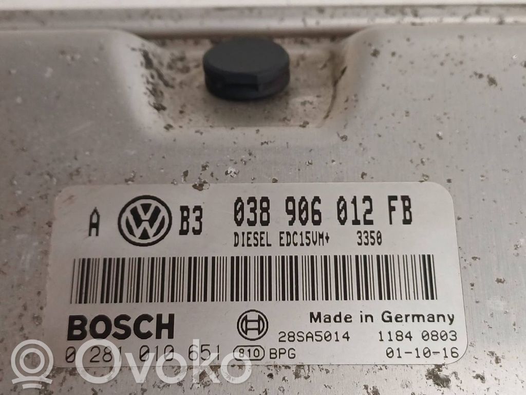 Volkswagen Golf IV Engine control unit/module 