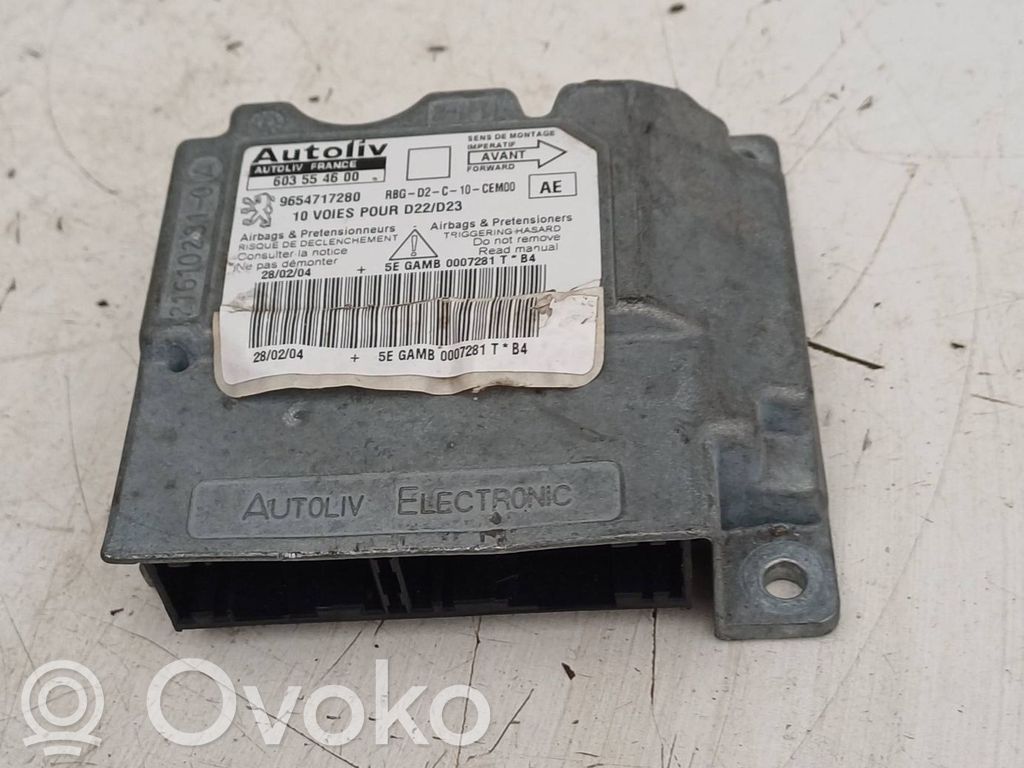 Engine control unit/module   9654717280,603554600