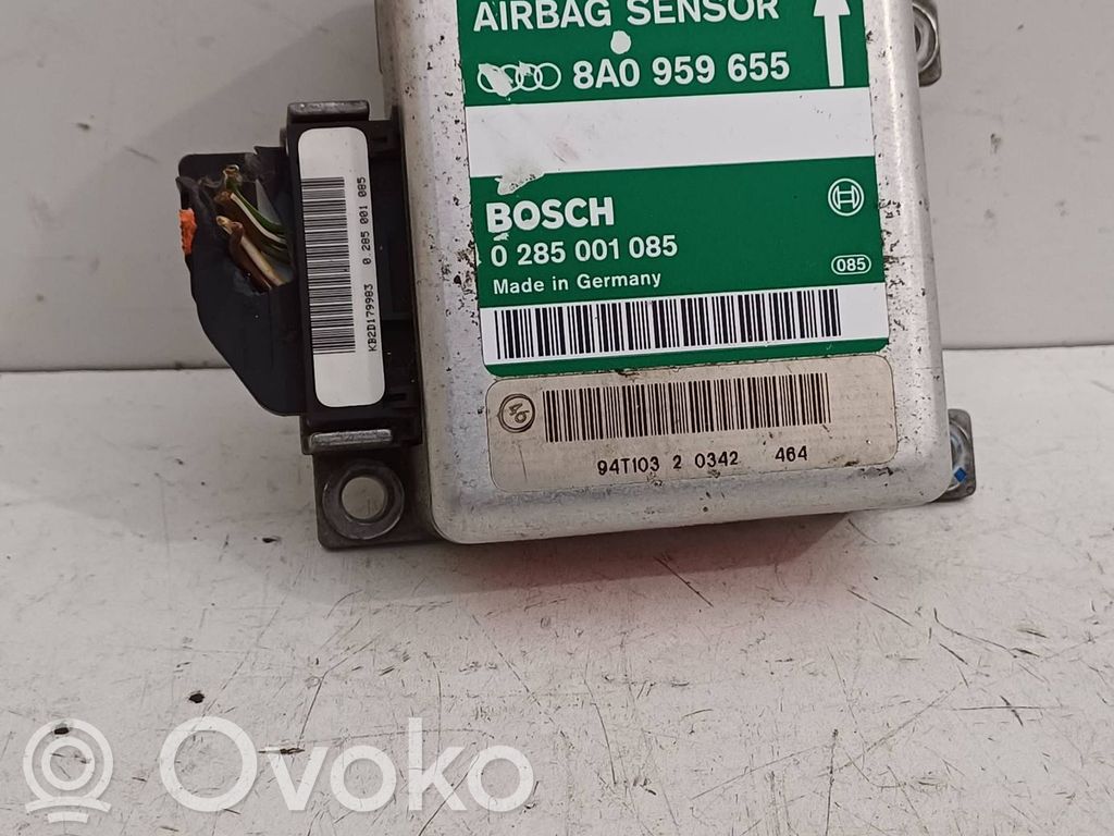 Airbag control unit/module   8A0959655,0285001085