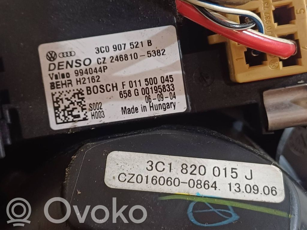 Volkswagen PASSAT B6 Wentylator nawiewu / Dmuchawa 