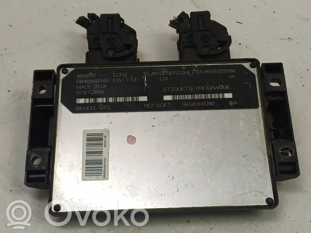 Engine control unit/module   9650359580