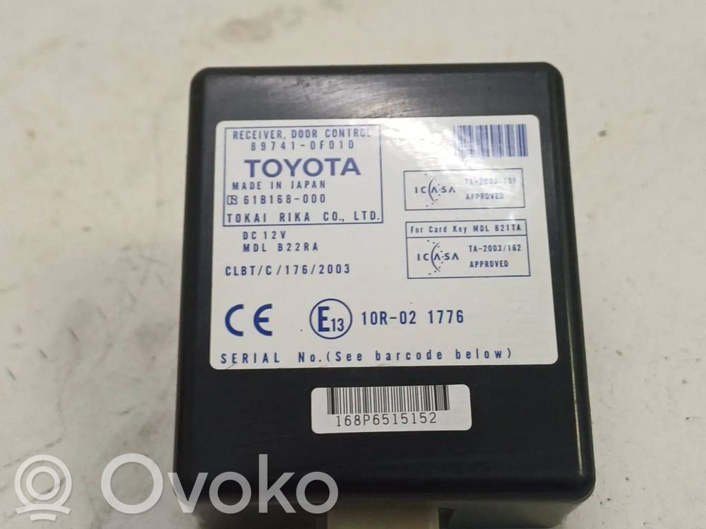 Toyota Corolla Verso E121 Other control units/modules 