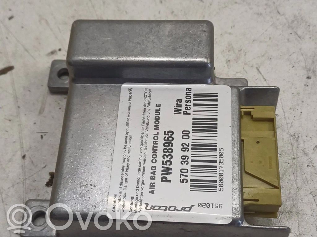 Sterownik / Moduł Airbag   PW538965,570399200,PCTS002
