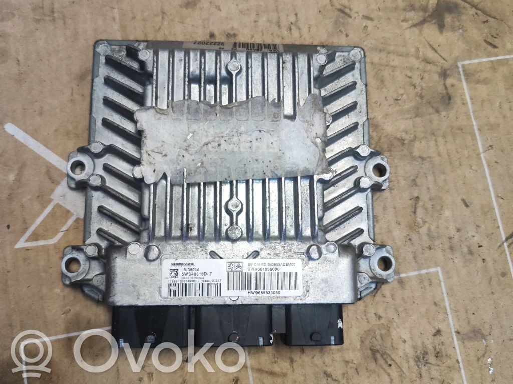 Peugeot 607 Engine control unit/module 