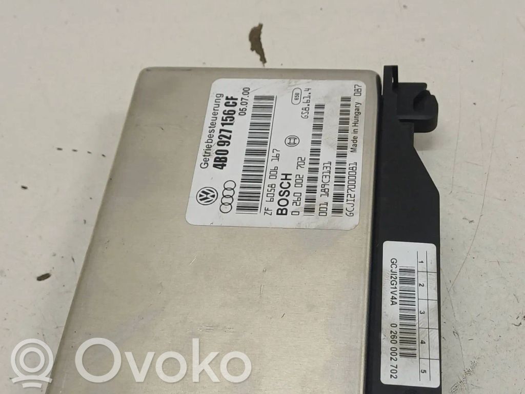 Gearbox control unit/module   4B0927156CF,0260002702,6058006167,188C3131
