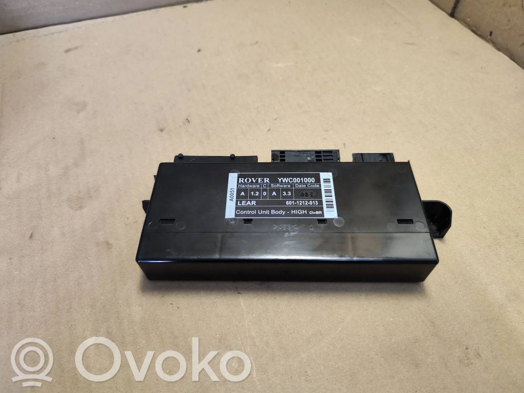 Module confort   YWC001000,6011212013