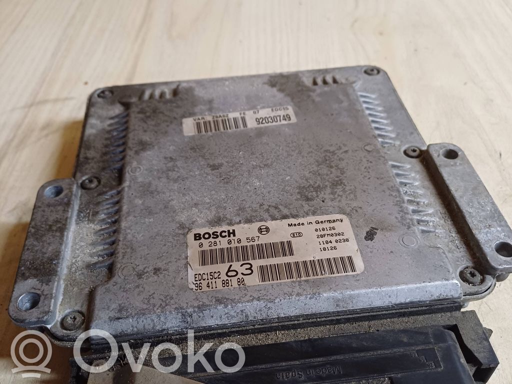 Peugeot 607 Engine control unit/module 