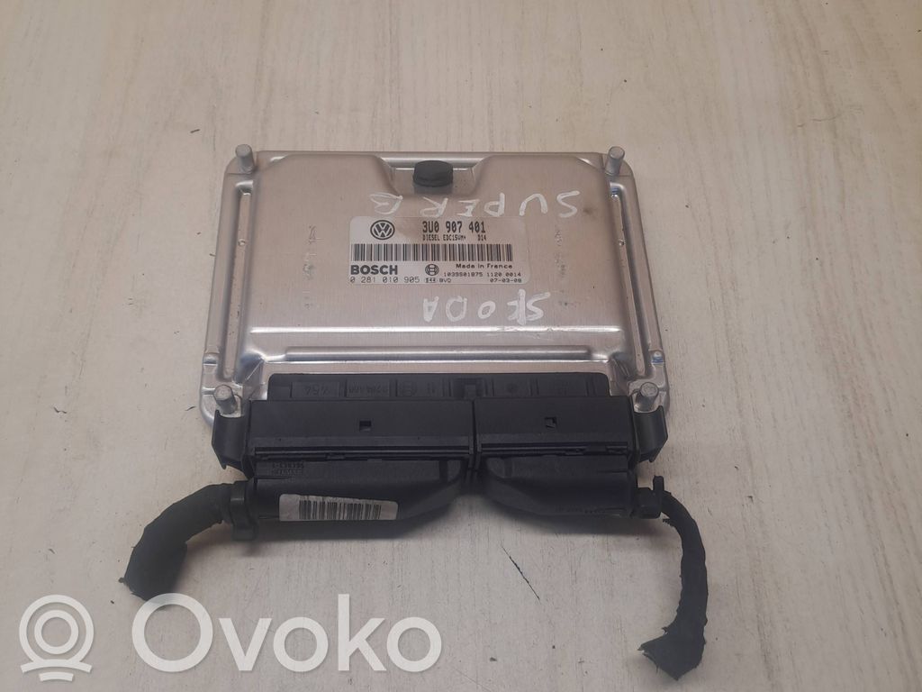 Skoda Superb B5 (3U) Engine control unit/module 
