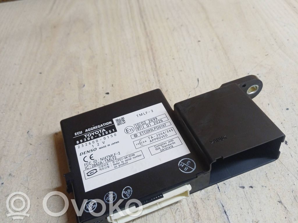 Toyota Yaris Other control units/modules 