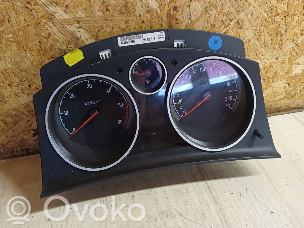 Opel Astra H Speedometer (instrument cluster) 