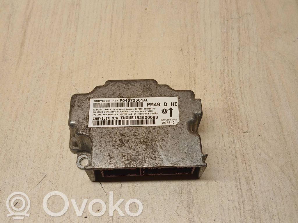 Dodge Caliber Unidad de control/módulo del Airbag 