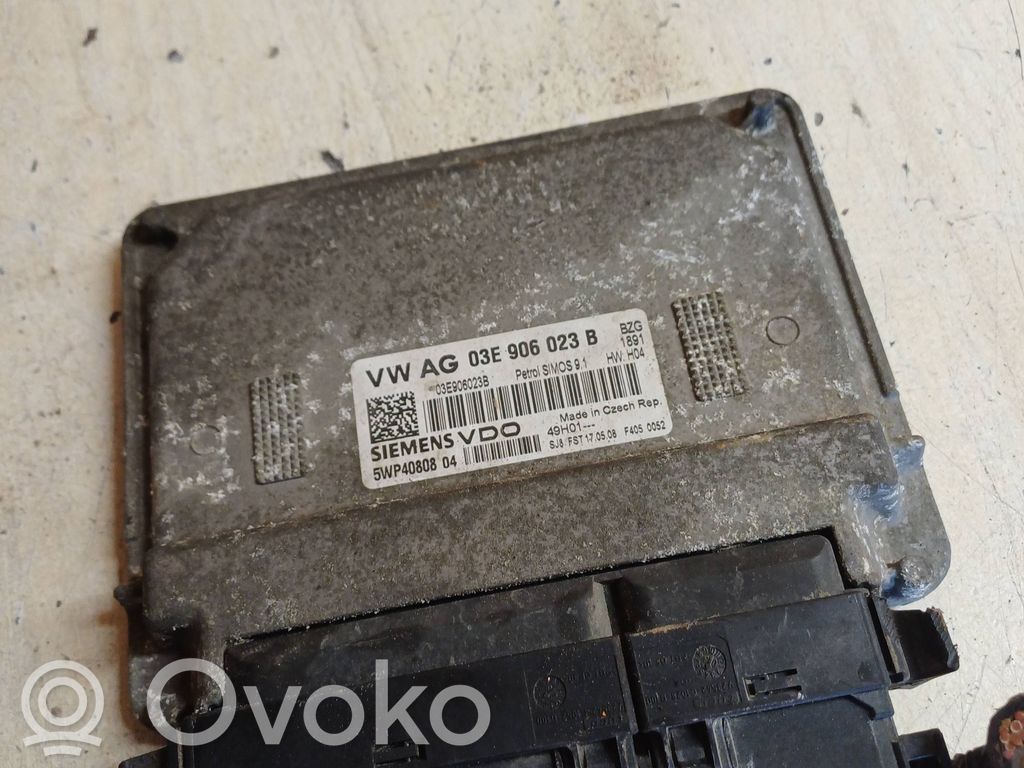 Engine control unit/module   03E906023B,5WP4080804