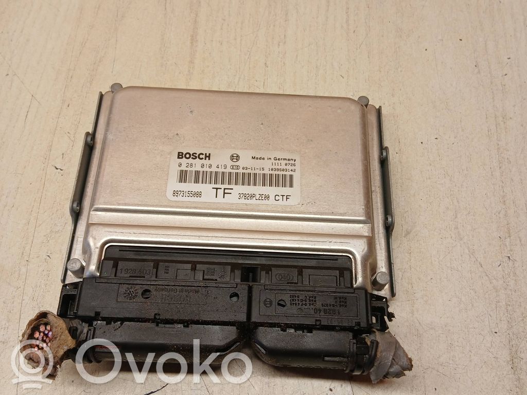 Honda Civic Engine control unit/module 