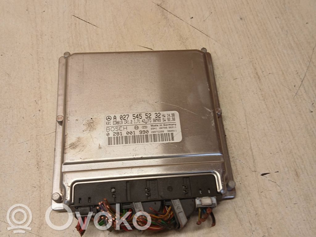 Mercedes-Benz A W168 Unitate/modul de control motor 
