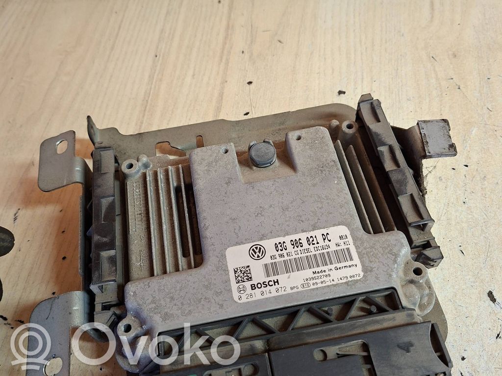 Engine control unit/module   03G906021PC,03G906021CG,0281014072