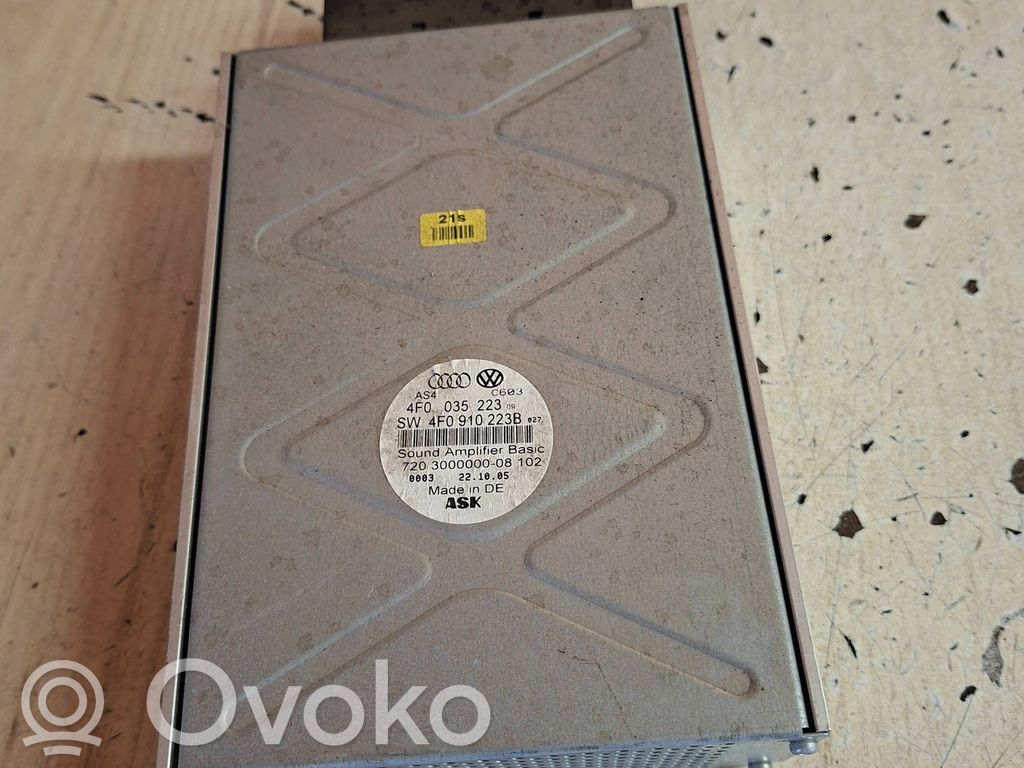 Audi A6 S6 C6 4F Amplificator sunet 