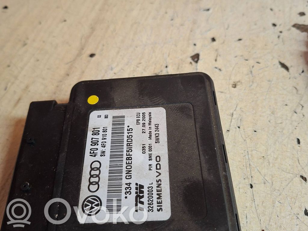 Audi A6 S6 C6 4F Module de commande de frein à main 