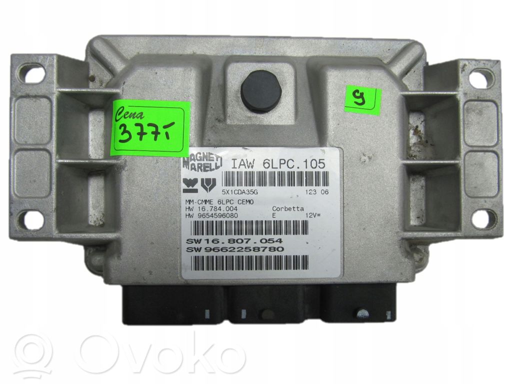 Engine control unit/module   9654596080