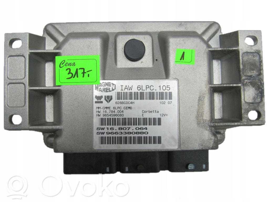 Engine control unit/module   9654596080