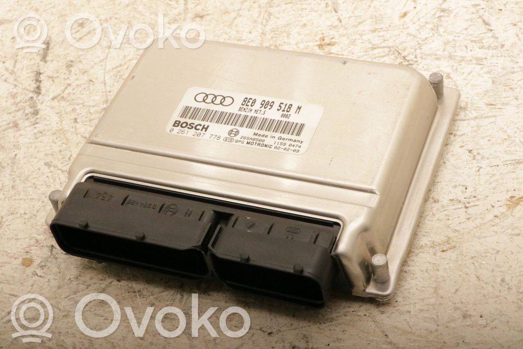Engine control unit/module   8E0909518M,0261207778,0261207778