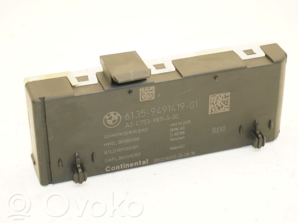 BMW 3 F30 F35 F31 Tailgate/trunk control unit/module 