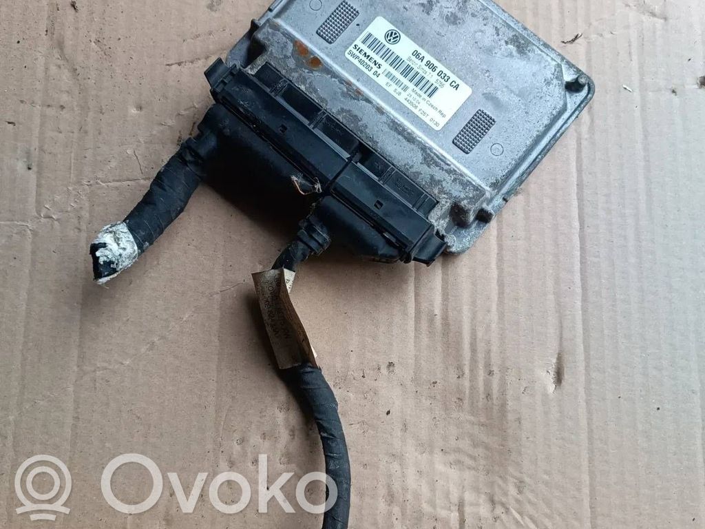 Engine control unit/module   06A906033CA,5WP4020304