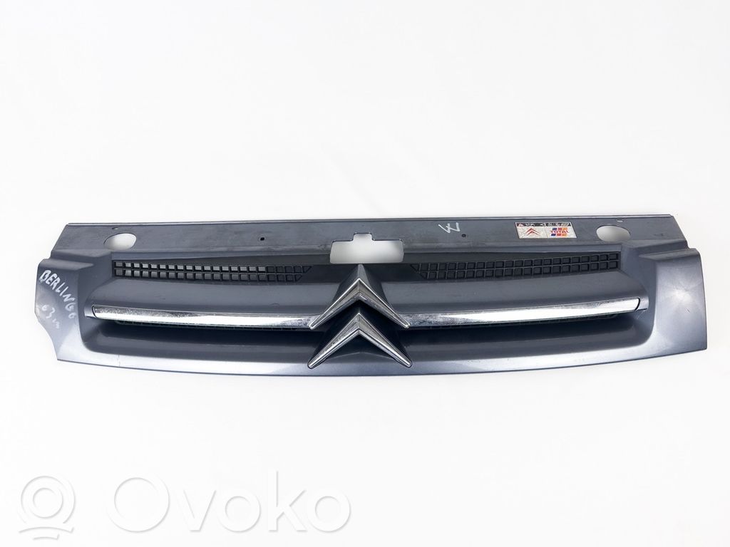 Citroen Berlingo Grille calandre supérieure de pare-chocs avant 