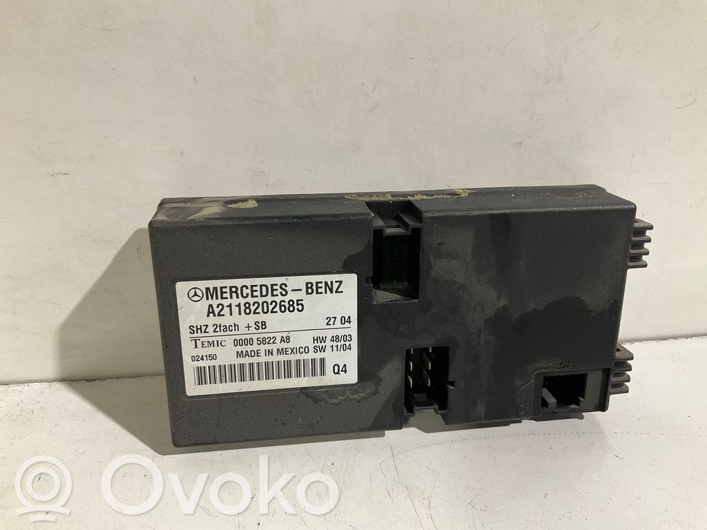 Mercedes-Benz E W211 Seat control module 