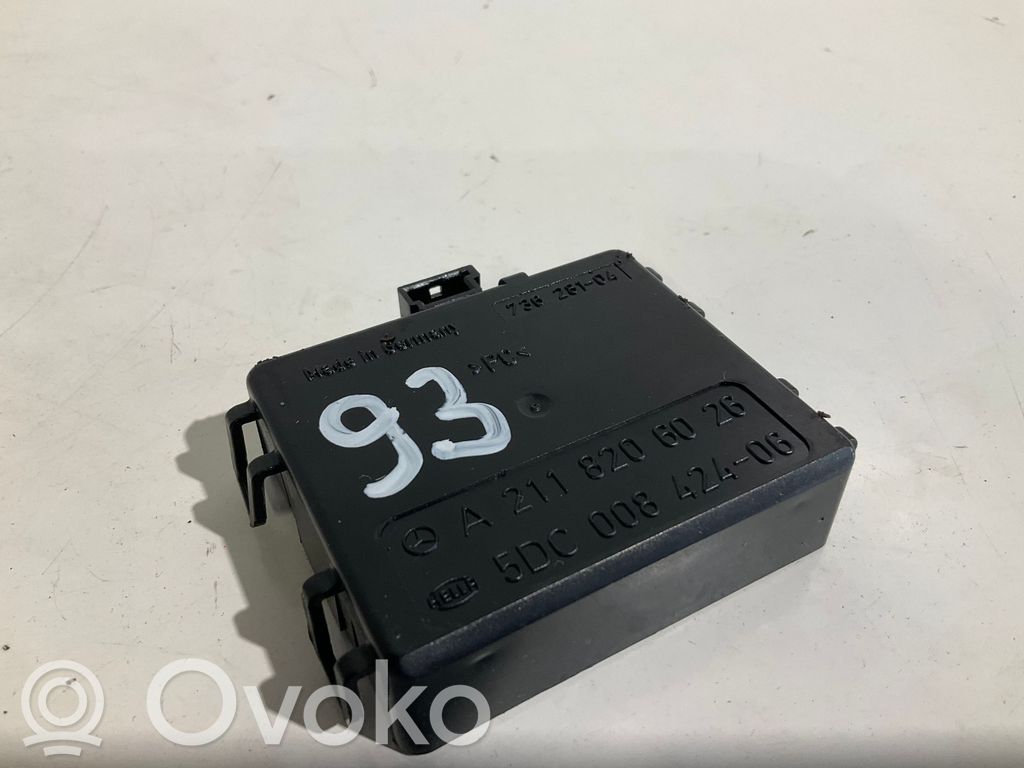 Mercedes-Benz E W211 Sensor de lluvia 