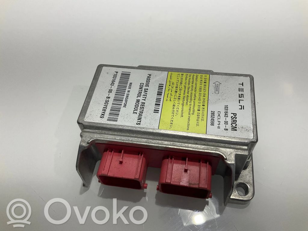 Tesla Model Y Airbag control unit/module 
