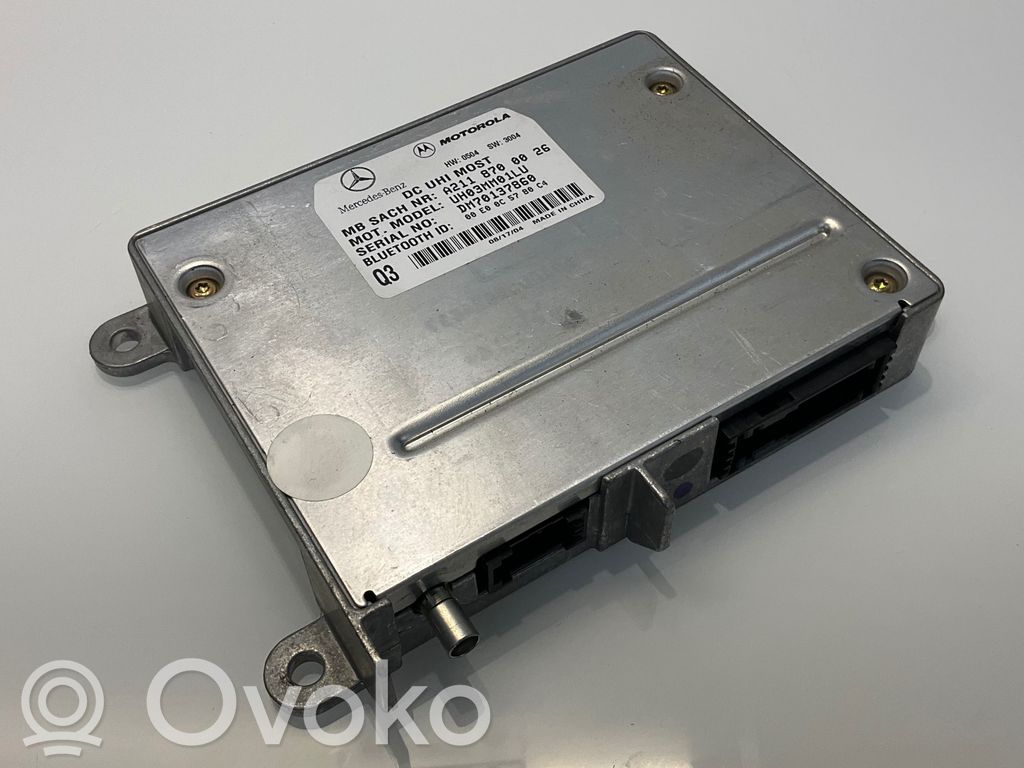 Mercedes-Benz E W211 Bluetooth control unit module 