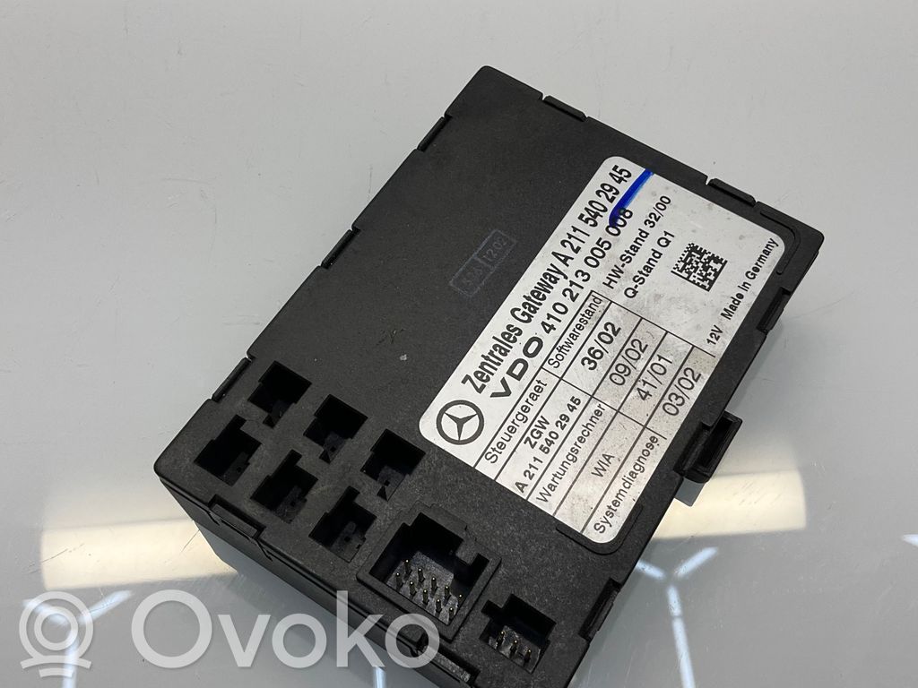 Mercedes-Benz E W211 Gateway control module 