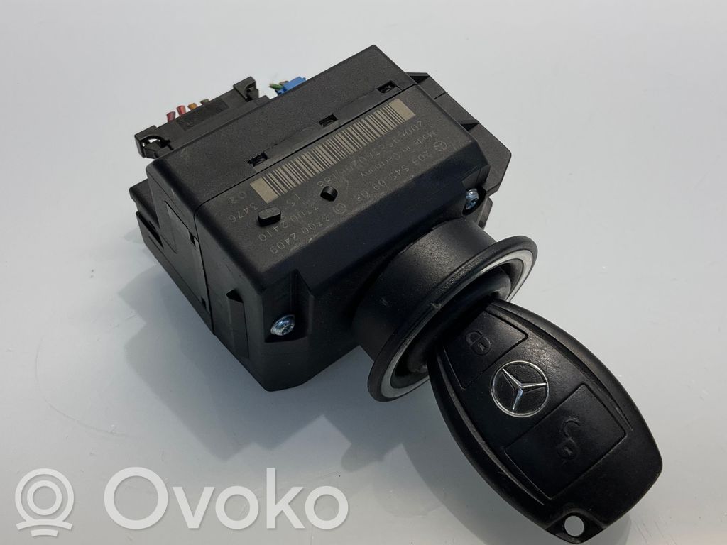 Mercedes-Benz CLK A209 C209 Verrouillage de commutateur d'allumage 