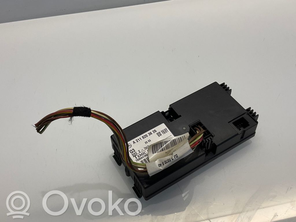 Mercedes-Benz E W211 Module de commande de siège 