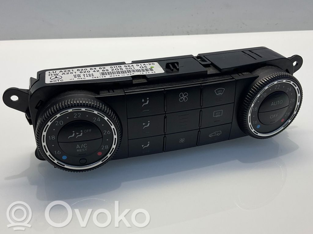 Mercedes-Benz ML W164 Panel klimatyzacji 