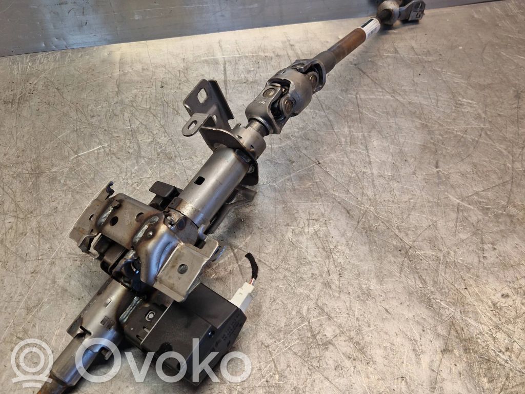Steering wheel axle set