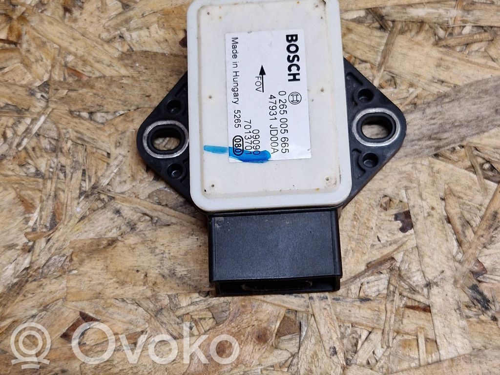 Nissan Qashqai+2 ESP acceleration yaw rate sensor 