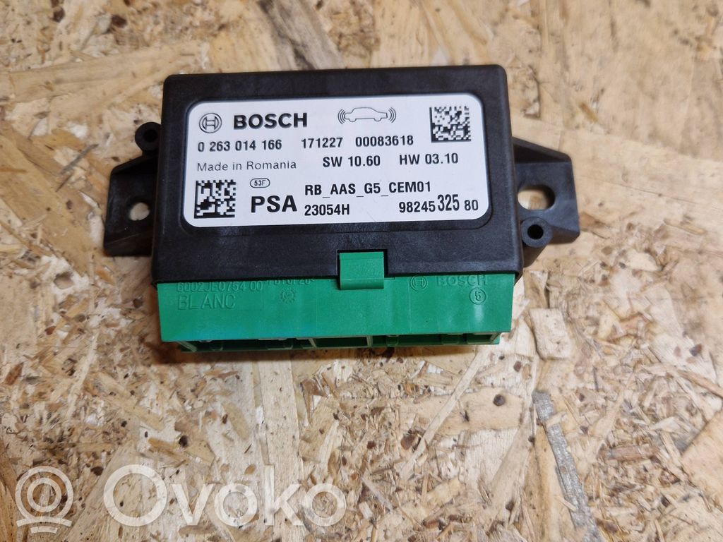 Peugeot 3008 II Parking PDC control unit/module 