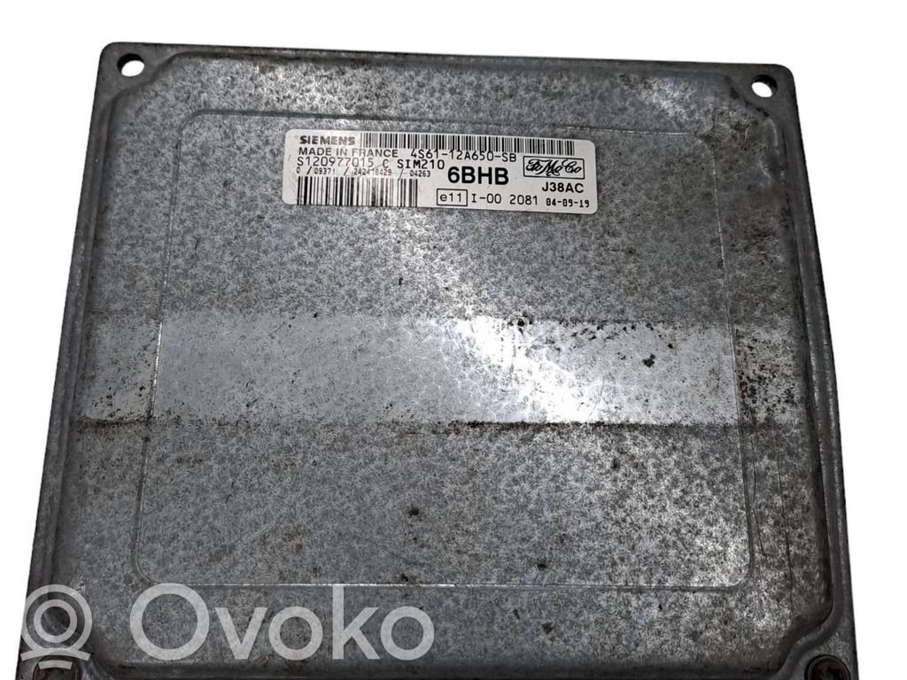 Engine control unit/module   4S6112A650SB,S120977015C,6BHP