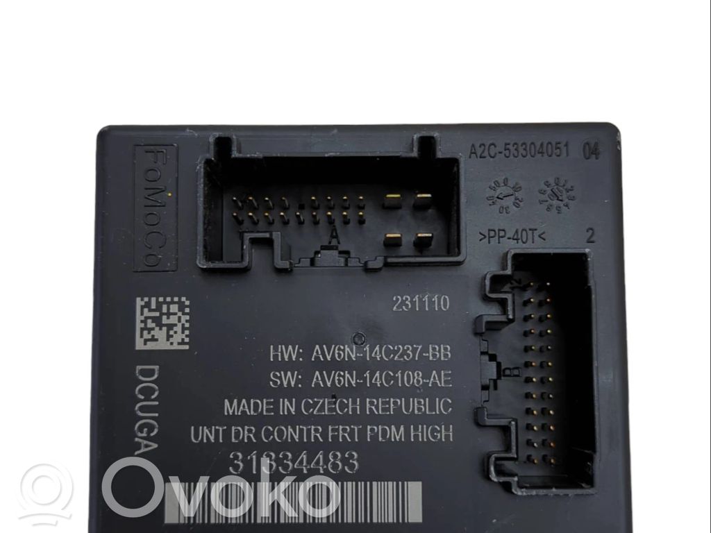 Door control unit/module   31334483,AV6N14C237BB,AV6N14C108AE,231110