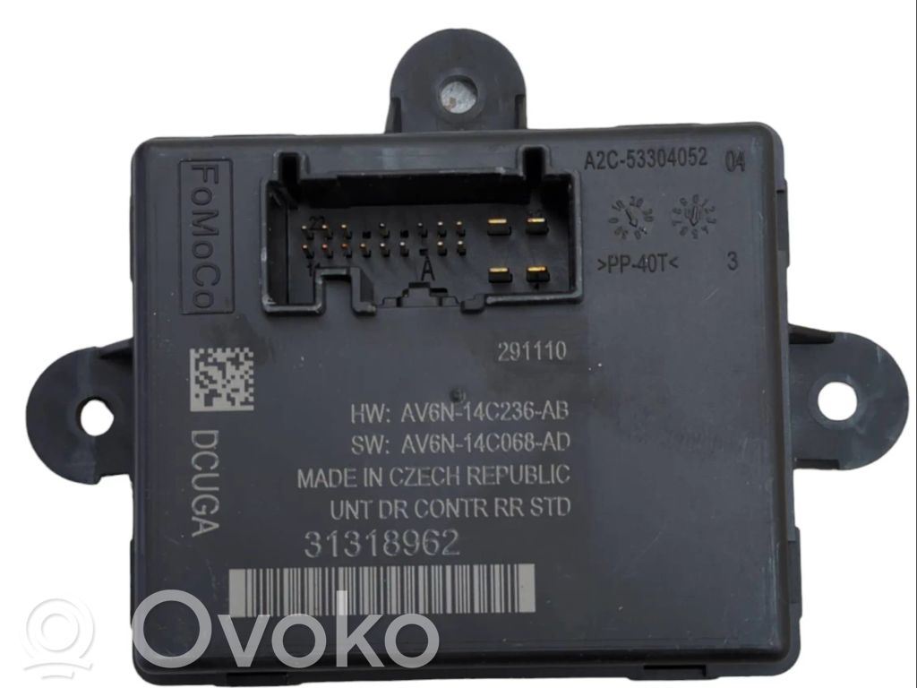 Door control unit/module   31318962,AV6N14C068AD,AV6N14C236AB,291110